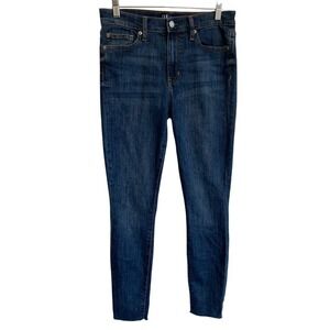 Gap HR Denim Leggings Womens 2/26 Regular Dark Indigo High Rise Skinny Jeans